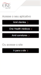 Mobile Screenshot of onehealth.com.br