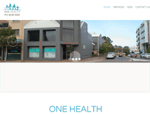 Tablet Screenshot of onehealth.net.au